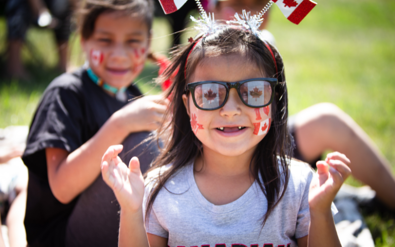 Little Girl at Canada day